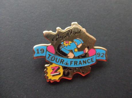Tour de France 1992 winnaar Greg Lemond